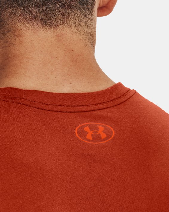 Men's UA Fish Strike T-Shirt, Orange, pdpMainDesktop image number 3